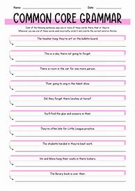 Image result for Free Grammar Worksheets for Kids