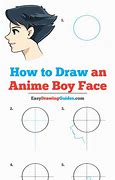 Image result for anime boy face tutorial