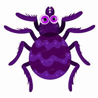 Image result for Purple Spider Cartoon