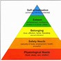 Image result for Mazel's Hierarchy of Needs