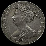 Image result for Queen Anne 1705 Crown Coin