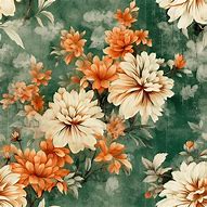 Image result for Brown Flower Pattern