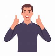 Image result for Cartoon Boy with Cap and a Thumbs Up