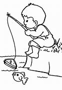 Image result for Fish Fishing Coloring Pages