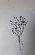 Image result for Flower Elegant Bouquet Drawing Easy