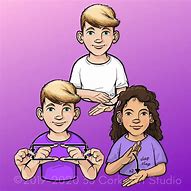 Image result for American Sign Language Clip Art