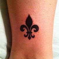 Image result for Fleur De Lis Finger Tattoo