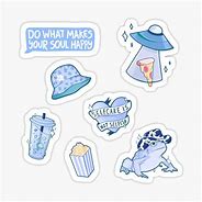 Image result for Aesthetic Blue Vans Stickers