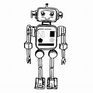 Image result for Robot Line Art