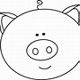 Image result for Pig Outline Template PNG