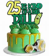 Image result for Happy 25th Birthday Cake Topper SVG