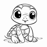 Image result for Baby Sea Turtle Coloring Page