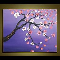 Image result for Cherry Blossom Nature Painting