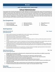 Image result for Administrator Resume Examples