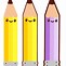 Image result for Cute Kawaii Cartoon Pencil