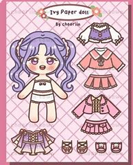 Image result for Cute Witch Paper Dolls