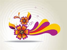 Image result for Abstract Flower Clip Art