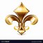 Image result for Gold Fleur De Lis Logo