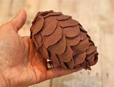 Image result for Felt Pine Cone