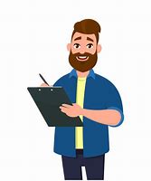 Image result for Free Clip Art of Toon Man Filling Out Papers