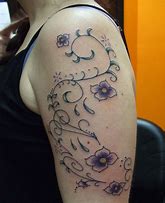 Image result for Flower Vine Tattoo Sketches