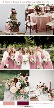 Image result for Dusty Rose Wedding Colors