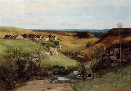 Image result for View of Ornans Gustave Courbet Print