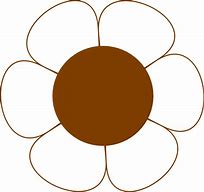 Image result for Transparent Drawing Brown Flowers