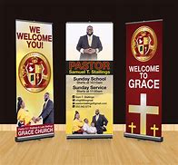 Image result for Church Retractable Banners