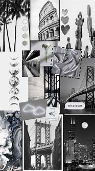 Image result for Grey Aesthetic Collage