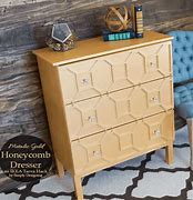 Image result for White and Gold Dresser