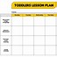 Image result for Blank Preschool Lesson Plan Template