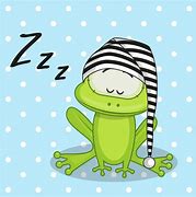 Image result for Sleeping Frog Clip Art