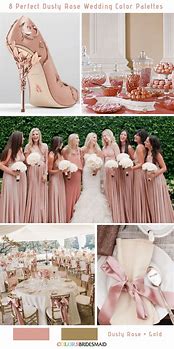 Image result for Dusty Rose and Gold Wedding