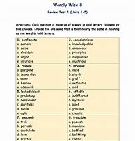 Image result for Vocabulary Words Grade 8