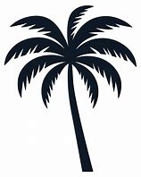 Image result for Two Palm Trees Silhouette