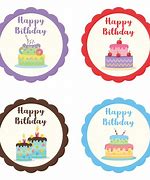 Image result for Happy Birthday Cupcake Topper Printable