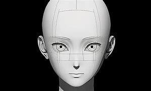 Image result for Anime Male Head Reference Image Front and Side