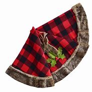 Image result for Buffalo Plaid Tree Skirt for Christmas