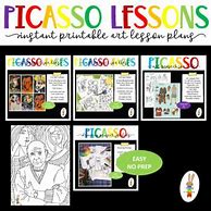 Image result for Picasso Art Lesson with Text