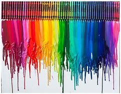 Image result for Melted Wax Crayon Art