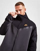 Image result for Nike Tech Hoodie Black and Gold