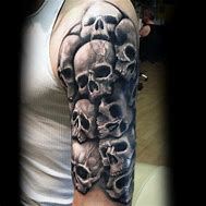 Image result for Skull Arm Tattoos