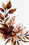 Image result for Brown Floral Background Clip Art