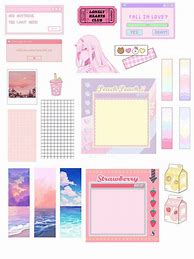 Image result for Pink Journal Stickers