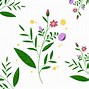 Image result for Simple Flower with Leaf Clip Art