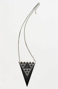 Image result for 3d triangle pendant