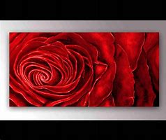 Image result for Red Rose Wall Art