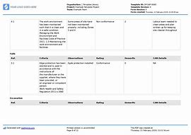 Image result for Site Inspection Report Word