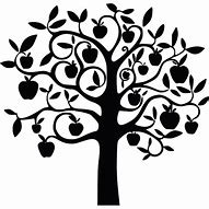 Image result for Apple Tree Silhouette Vector